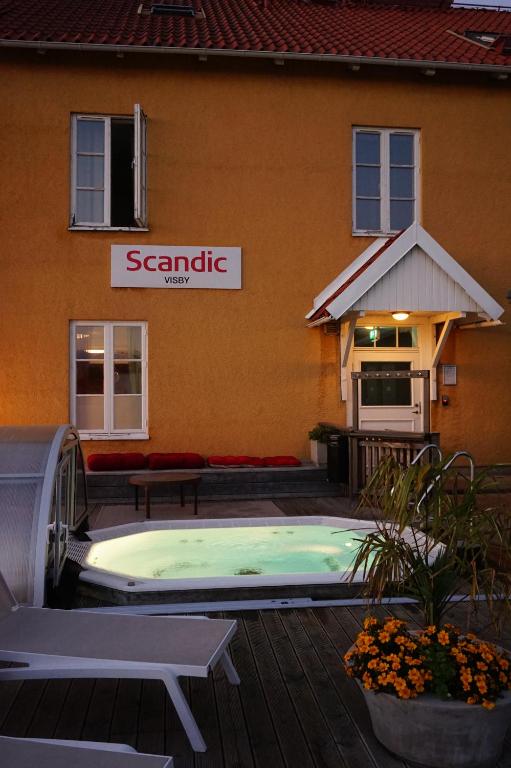 Bazén v ubytování Scandic Visby nebo v jeho okolí