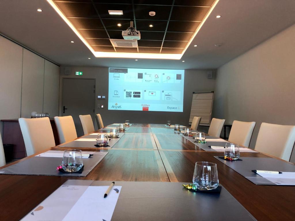 Konferenční prostory v ubytování Artémis Hôtel & Spa Bistro Coquet