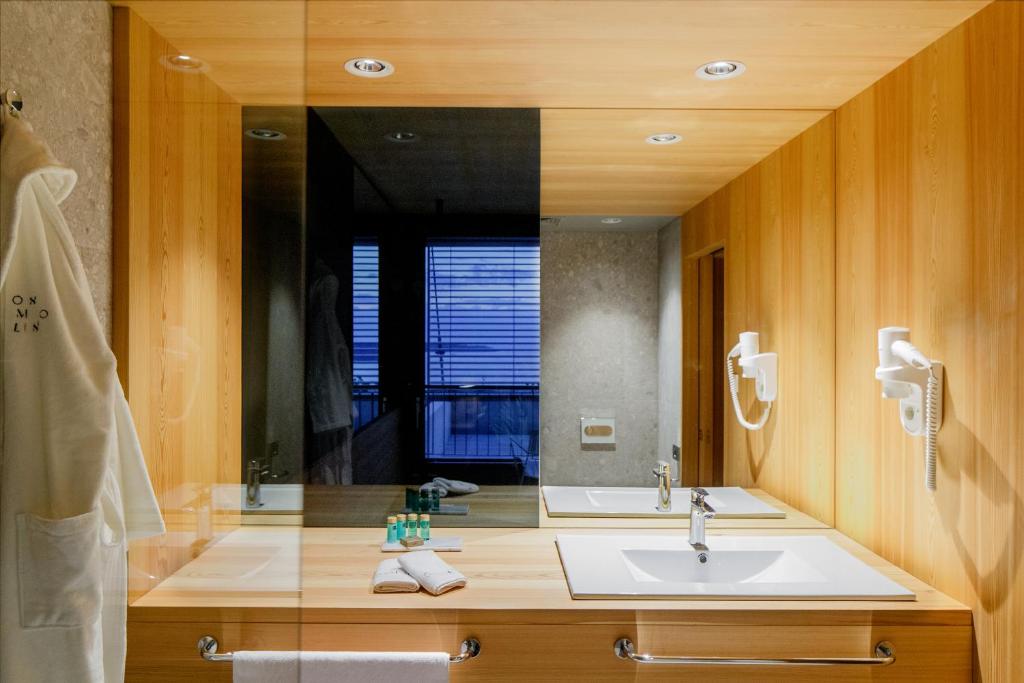 Koupelna v ubytování Hotel Osmolis