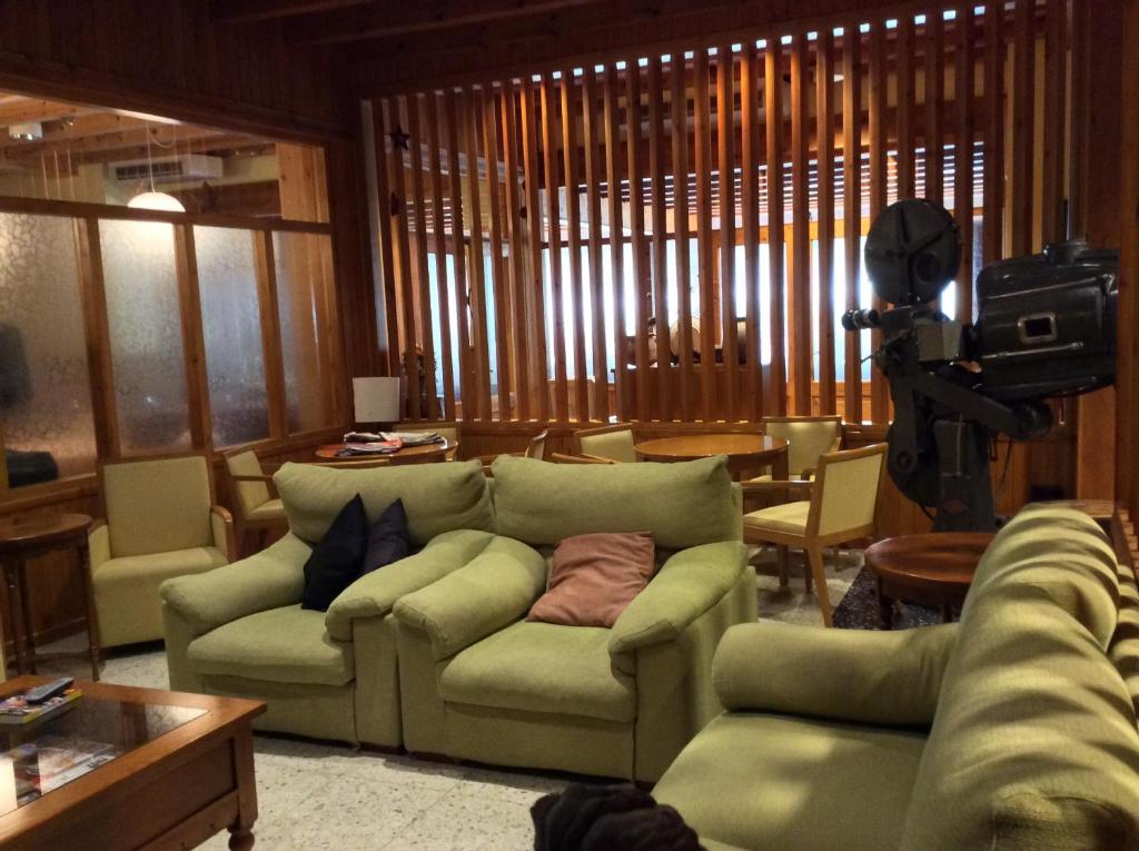 Posezení v ubytování Hotel La Ribera