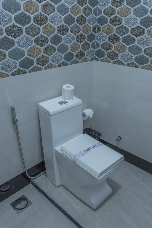 Koupelna v ubytování L S Lanka Boutique Hotel