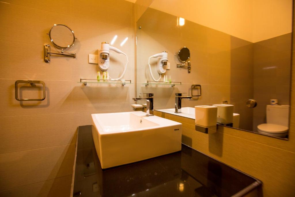 Ванная комната в Thuruliya Hotel
