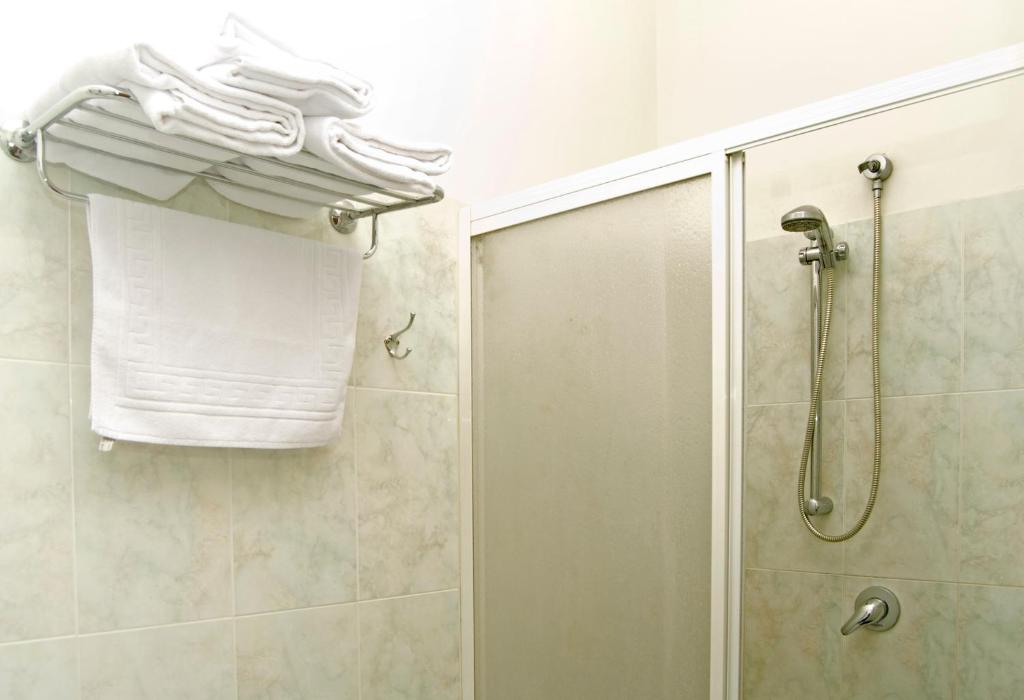 Koupelna v ubytování Hotel California