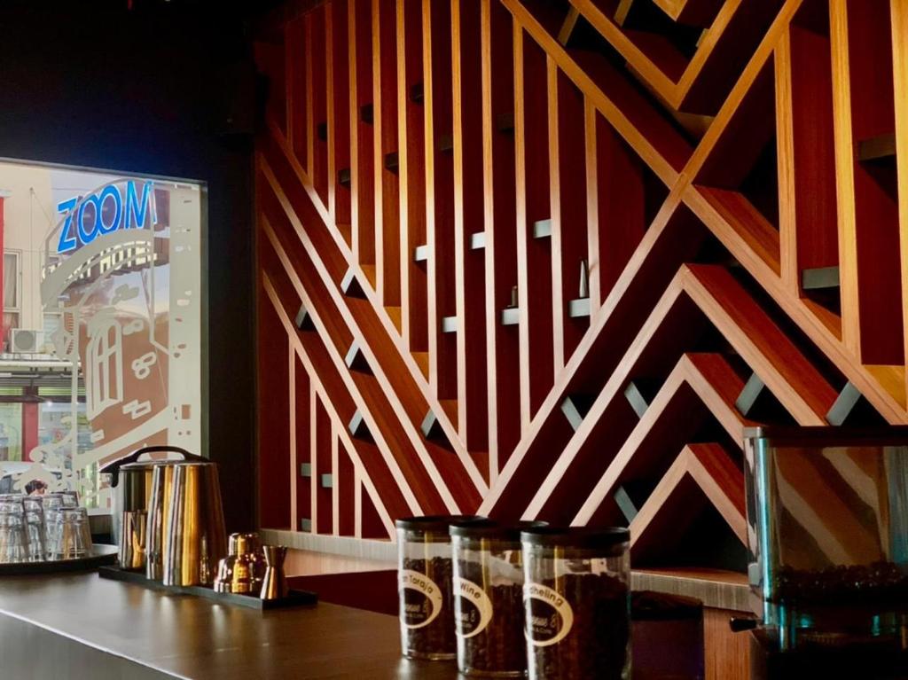 Lounge nebo bar v ubytování Zoom Hotel Mulawarman