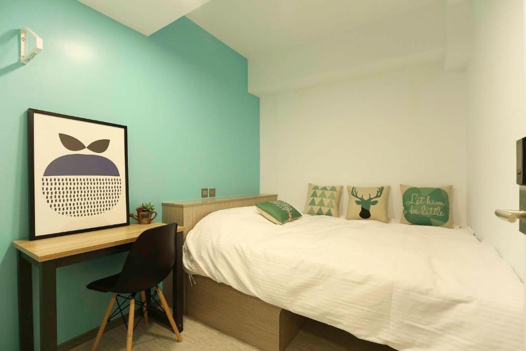 Postel nebo postele na pokoji v ubytování Flyinn Hostel