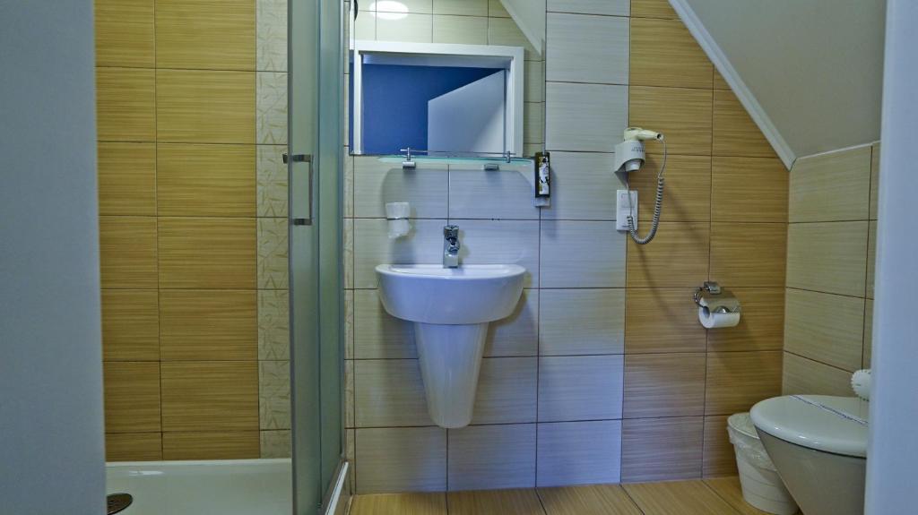 Kúpeľňa v ubytovaní Hotel Made in Napoli by Siervo Międzybórz