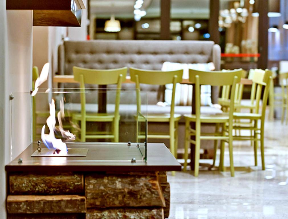 Posezení v ubytování Hotel Ambassador