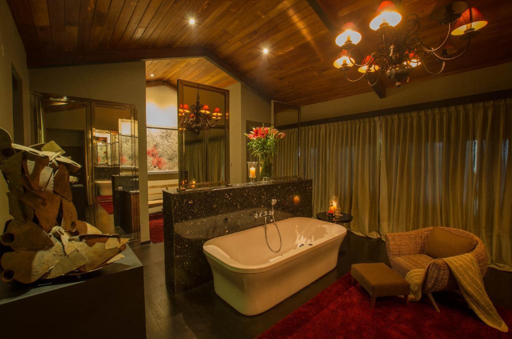 A bathroom at Stone House, Kandy