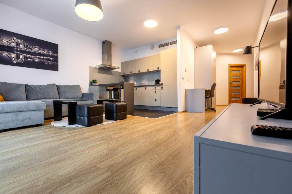 Kuchyňa alebo kuchynka v ubytovaní Apartament Just in Center