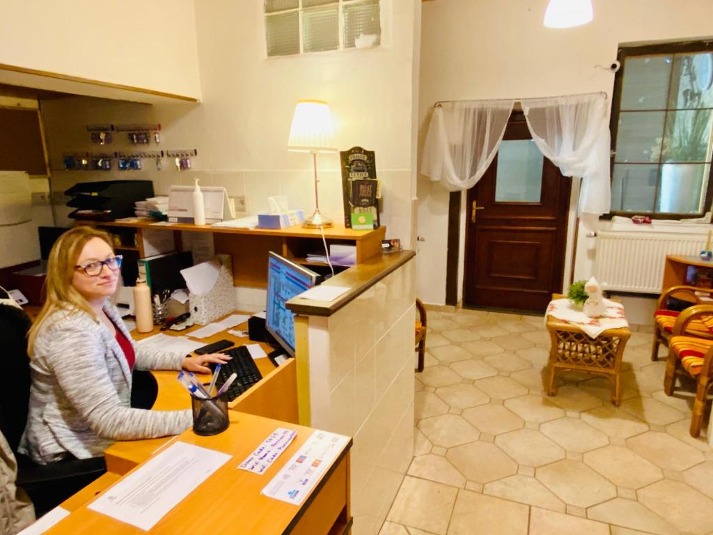 Posezení v ubytování Pension 15 Homér