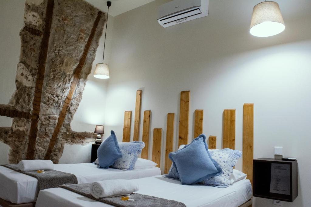 Cama o camas de una habitación en Casa Lemus