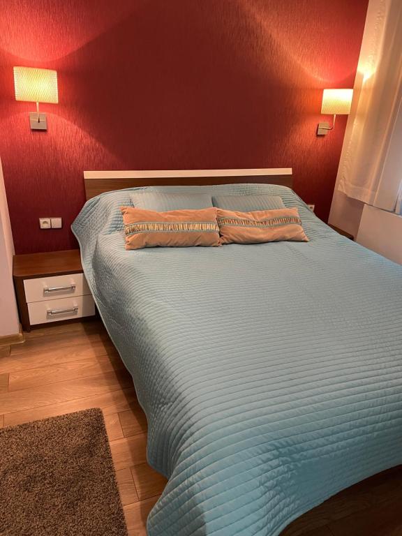 Postel nebo postele na pokoji v ubytování Apartament Janek
