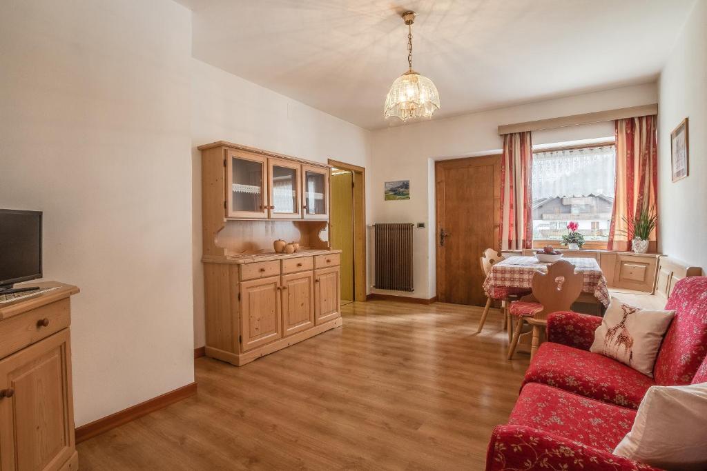 TV a/nebo společenská místnost v ubytování Appartamento Blank