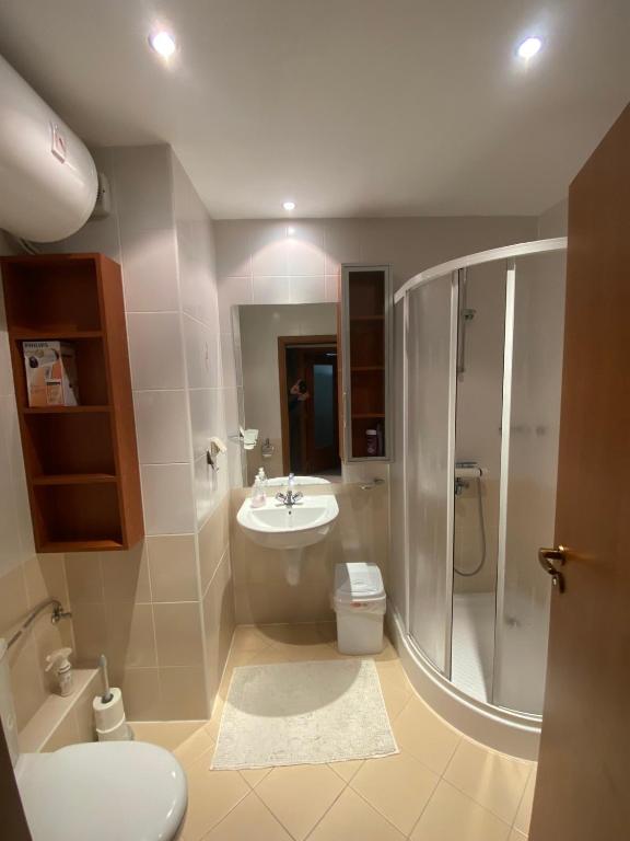 Koupelna v ubytování HQ apartments Villa Park