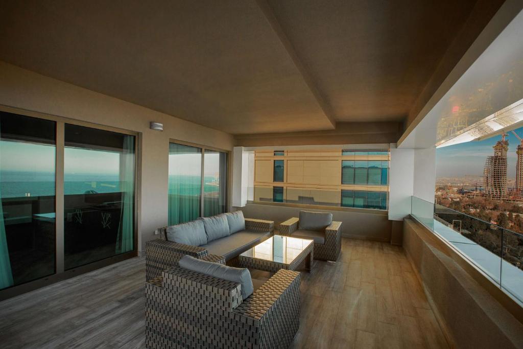 Posezení v ubytování Radisson Hotel Baku