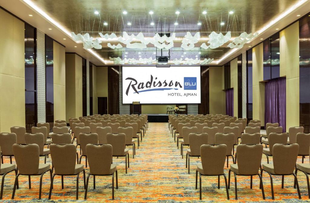 Konferenční prostory v ubytování Radisson Blu Hotel, Ajman
