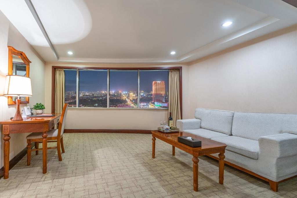 Posezení v ubytování Baoding Zhong Yin Hotel