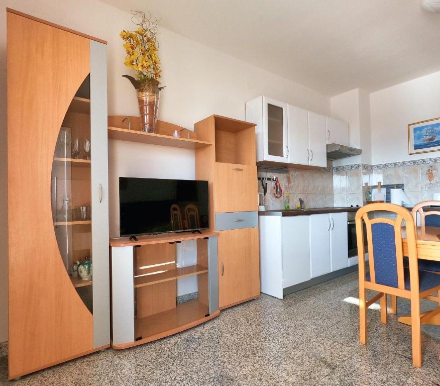 Kuhinja oz. manj&scaron;a kuhinja v nastanitvi Apartments Ana - 120m from beach