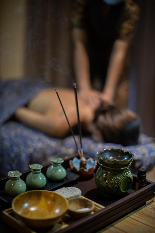 Lázně a/nebo wellness v ubytování La Berceuse Resort and Villa Nusa Dua by Taritiya Collection
