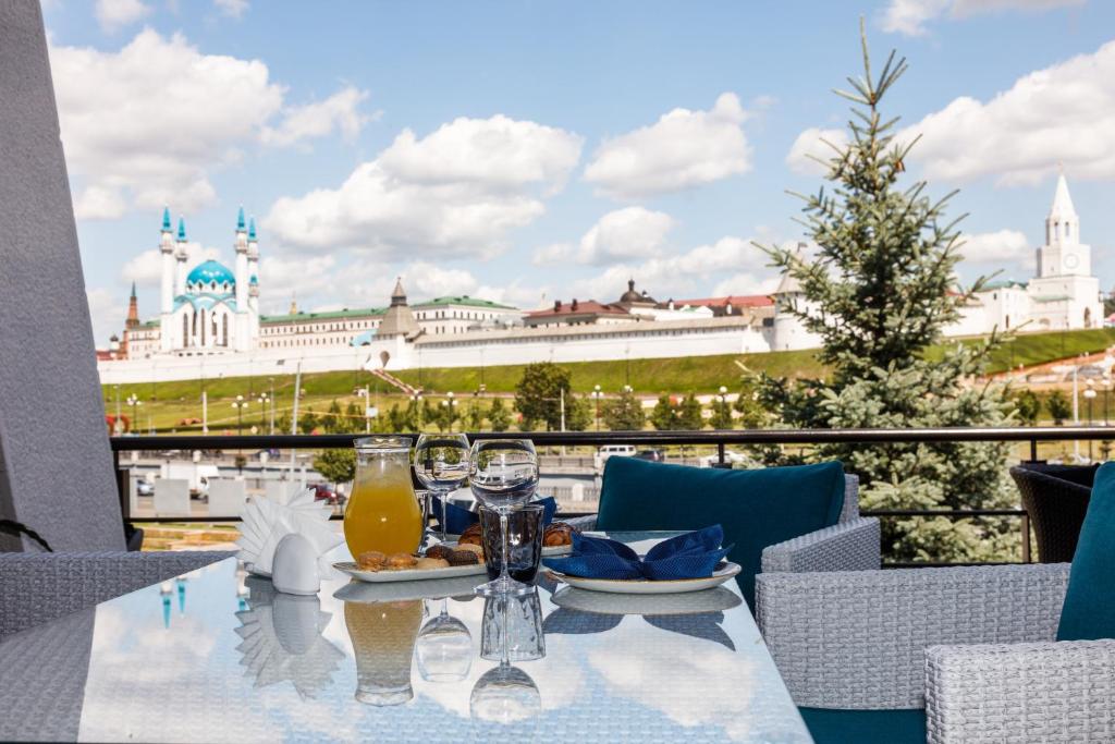Balkón nebo terasa v ubytování Mirage Hotel