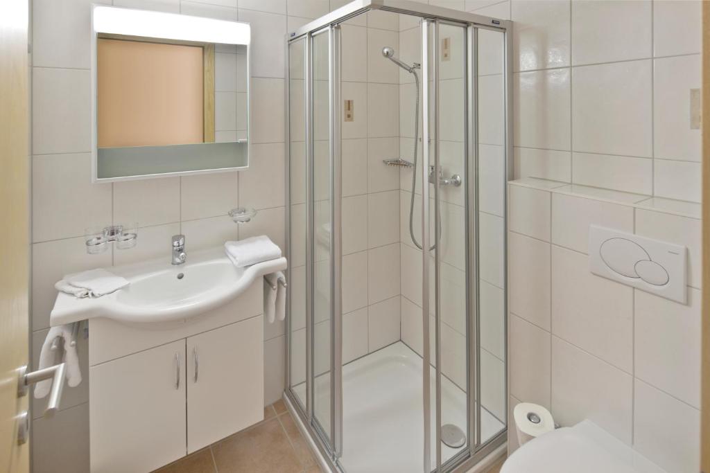 Koupelna v ubytování Casa Collinetta