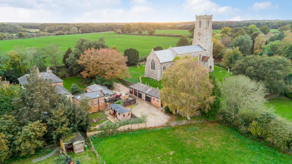 Hayloft and Shepherds Hut in Norfolk Broads with Fire Pit and BBQ from Ginger and Gold