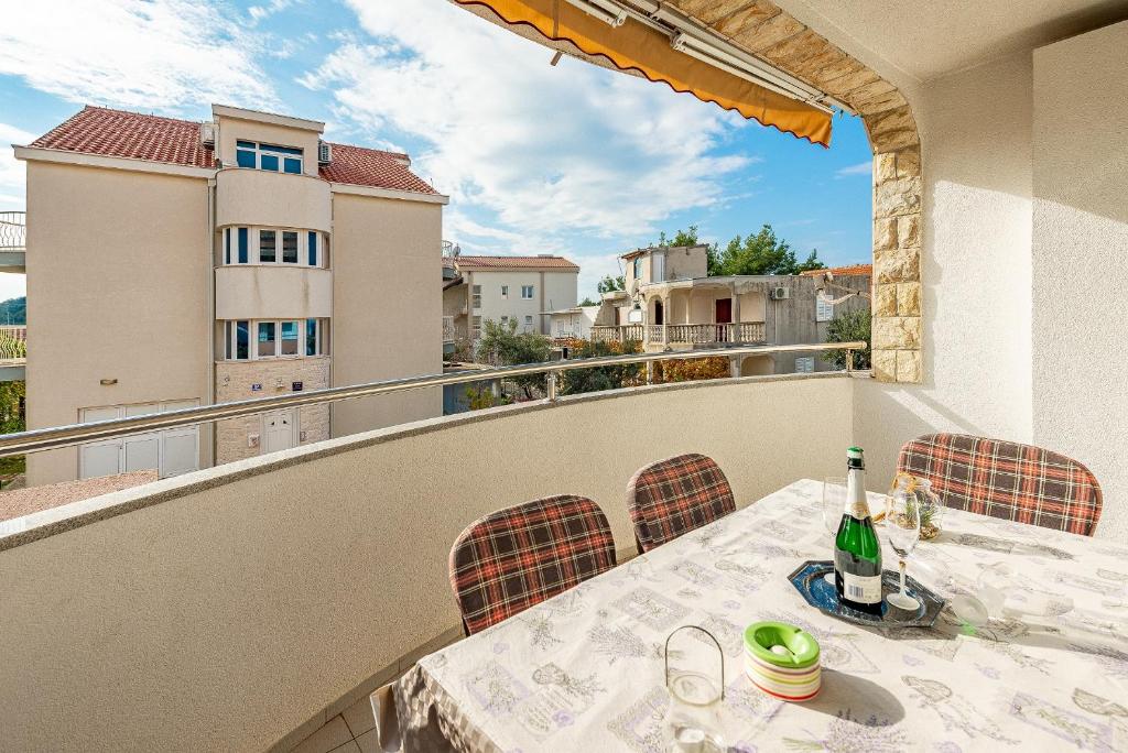 Balkón alebo terasa v ubytovaní Apartments Roje