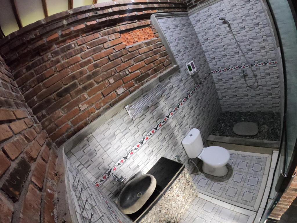 Koupelna v ubytování Wisma Pancoeran