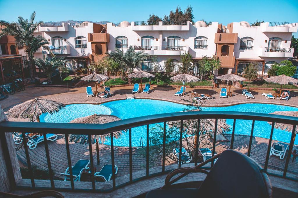 Bazén v ubytování Sheikh Ali Dahab Resort nebo v jeho okolí
