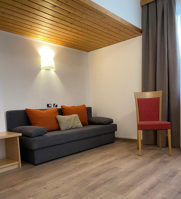 Posezení v ubytování Hotel Garni LIVING