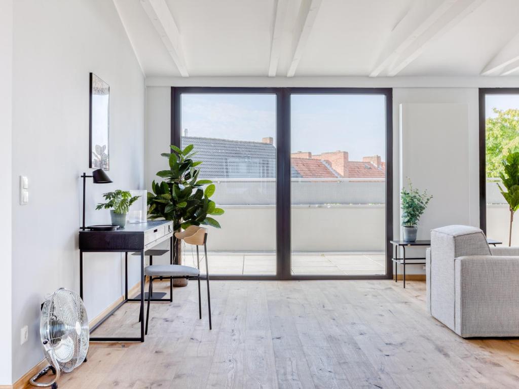Posezení v ubytování limehome Hannover Bleichenstraße - Digital Access