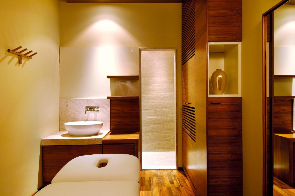 Koupelna v ubytování Hotel Toplice - Terme Krka