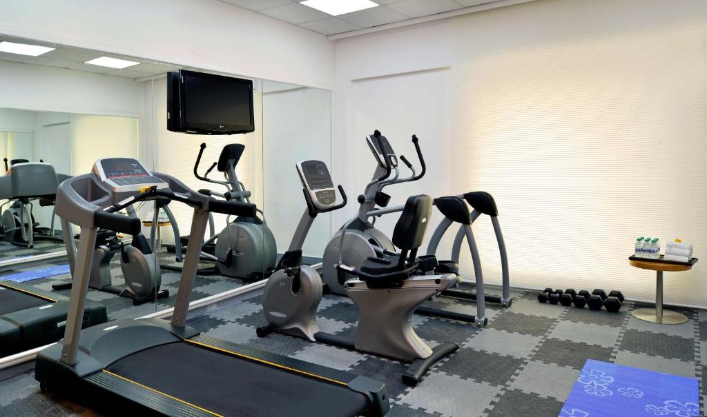 Fitness centrum a/nebo fitness zařízení v ubytování Park Inn by Radisson New Delhi IP Extension