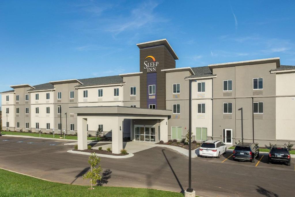 a rendering of a hotel with a parking lot at Sleep Inn & Suites Webb City 
