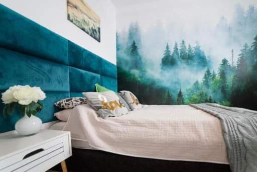 Posteľ alebo postele v izbe v ubytovaní Apartament Hania