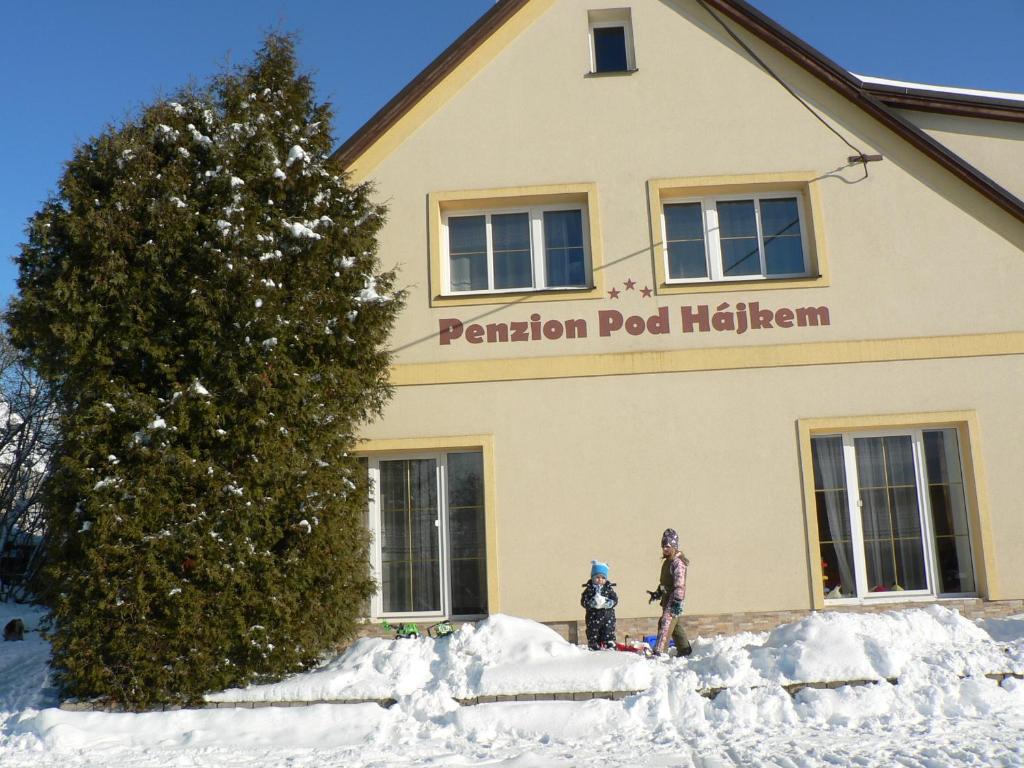Obiekt Guest House Pod Hájkem zimą