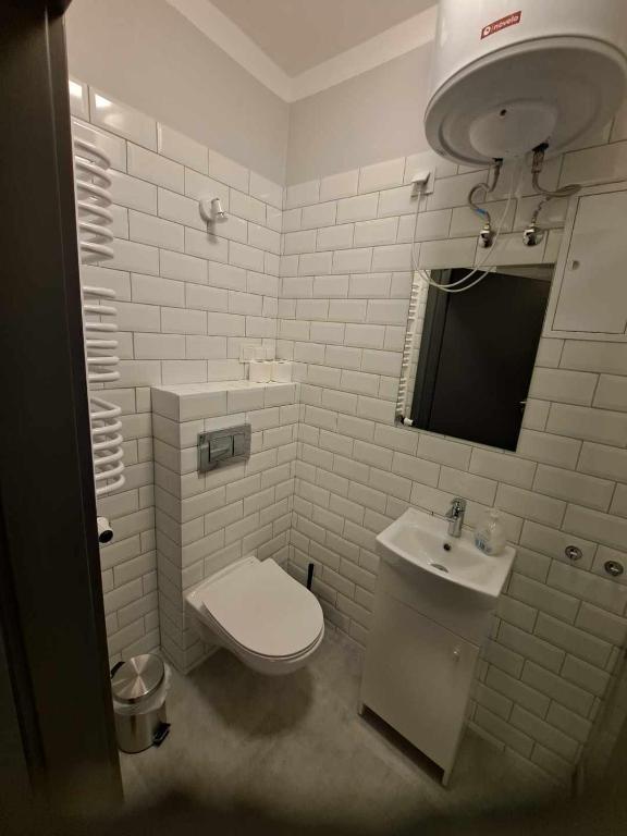 Koupelna v ubytování Mia Mia House