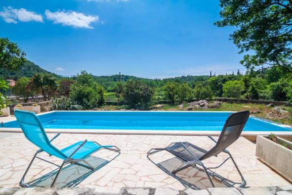 Bazén v ubytovaní Rural villa Forest with private pool near Dubrovnik alebo v jeho blízkosti