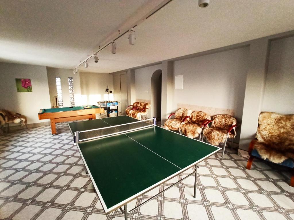 Stolní tenis v ubytování Wiślany Raj nebo okolí