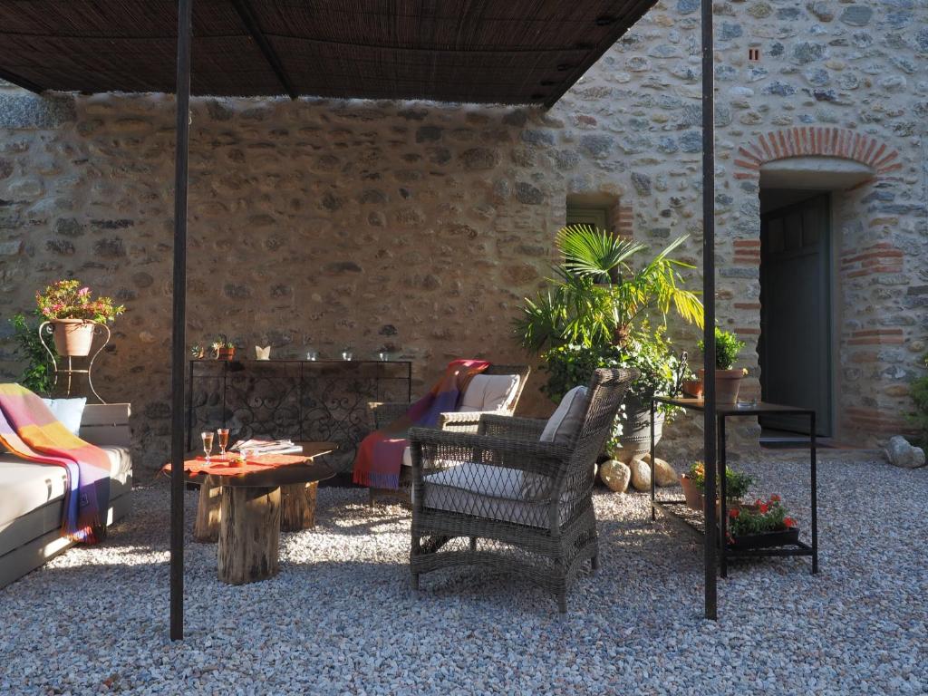 Posezení v ubytování Hotel Le Mas Trilles