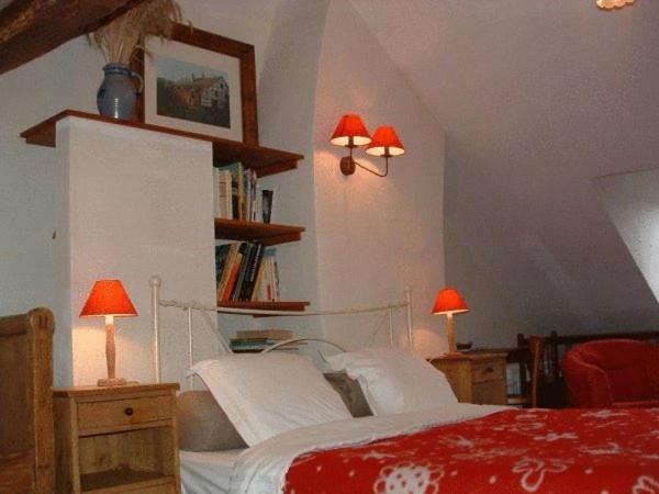 Postel nebo postele na pokoji v ubytování B&B Le Clos de la Fontaine