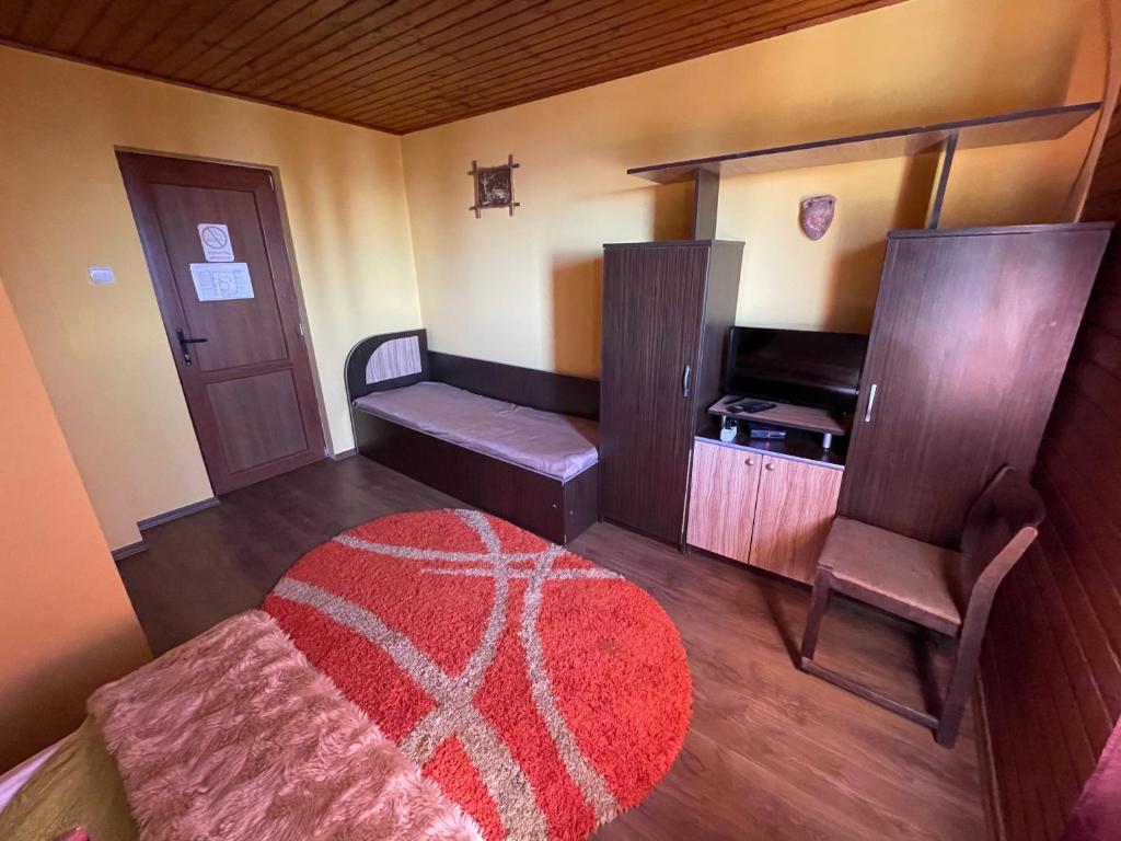 Postel nebo postele na pokoji v ubytování Cabana la Razvan