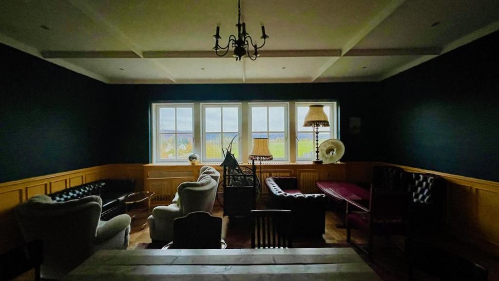 Posezení v ubytování Die Strumpffabrik - Guesthouse
