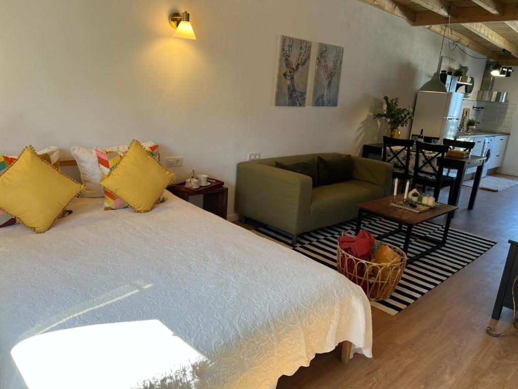 Postel nebo postele na pokoji v ubytování Casa Chano Estudio confortable Tenerife