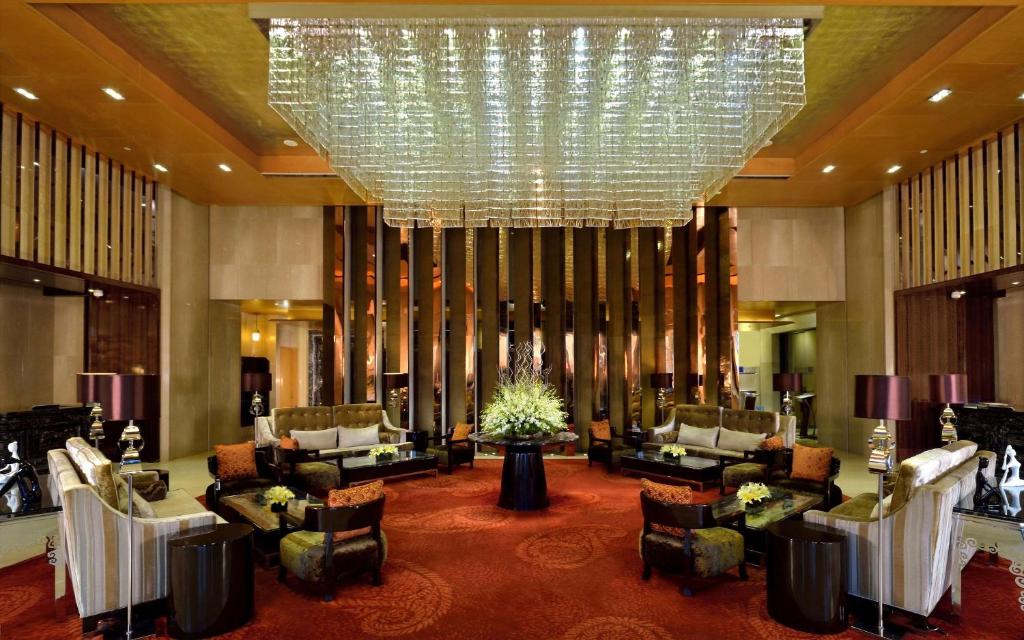 Χώρος καθιστικού στο Radisson Blu Jaipur