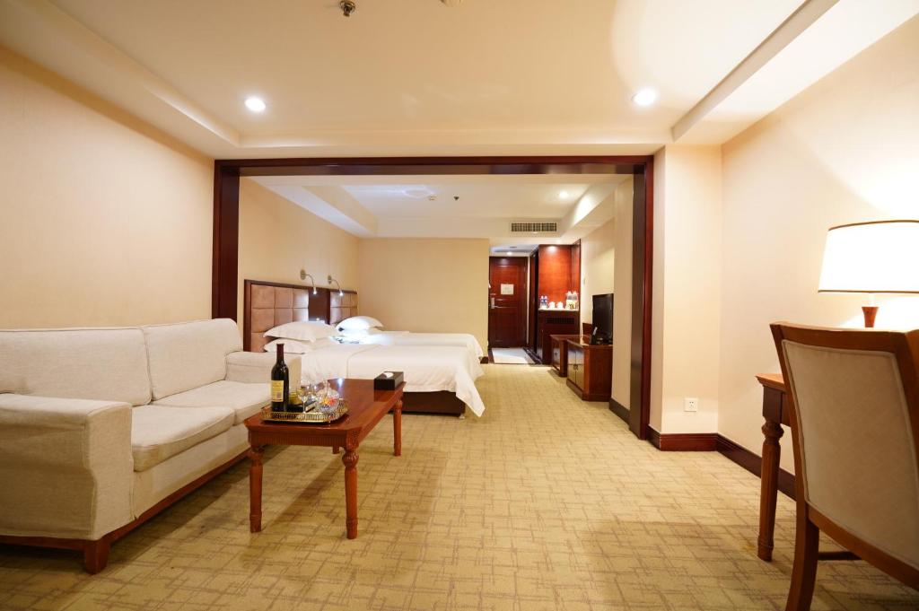 Posezení v ubytování Baoding Zhong Yin Hotel