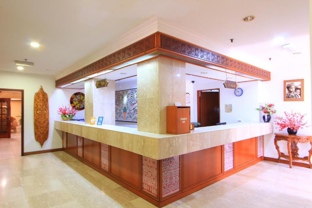 Vstupní hala nebo recepce v ubytování Telang Usan Hotel Kuching