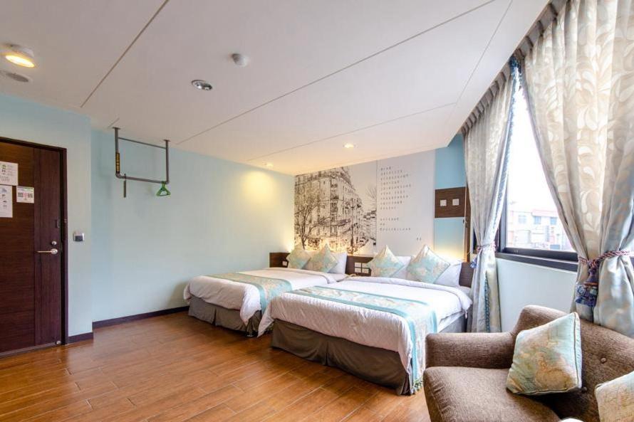 Postel nebo postele na pokoji v ubytování Chamie B&B