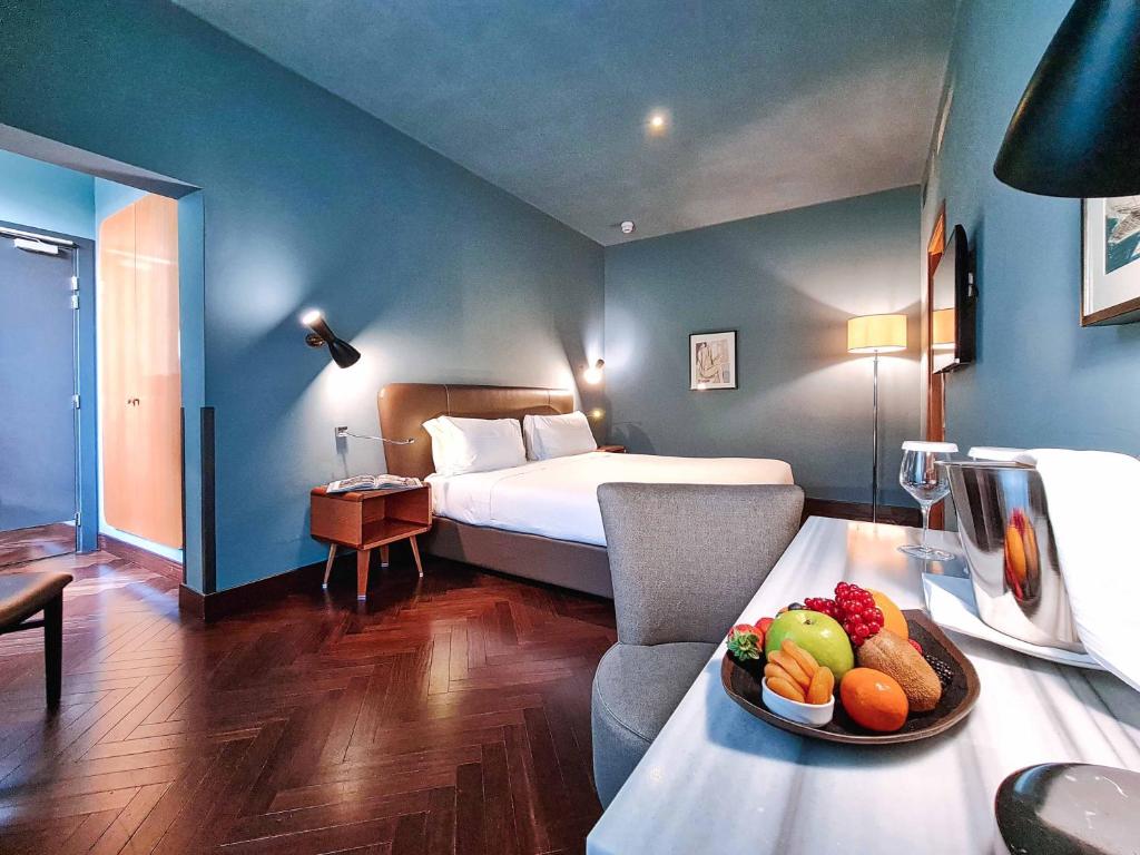 Postel nebo postele na pokoji v ubytování Hotel Garibaldi Blu - WTB Hotels
