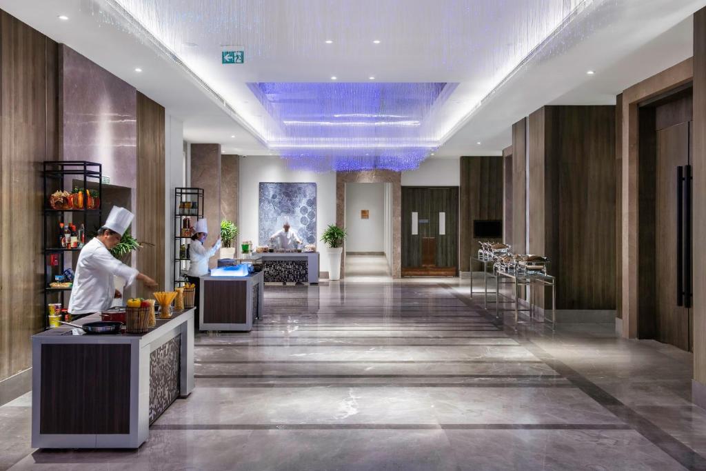 Vstupní hala nebo recepce v ubytování Vivanta Bhubaneswar DN Square